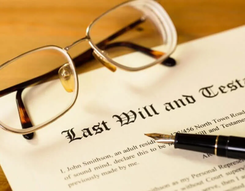 last will and testament from estate planning