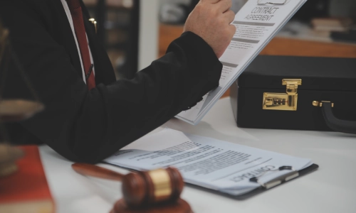 Bridgewater Medicaid Lawyer reading a document